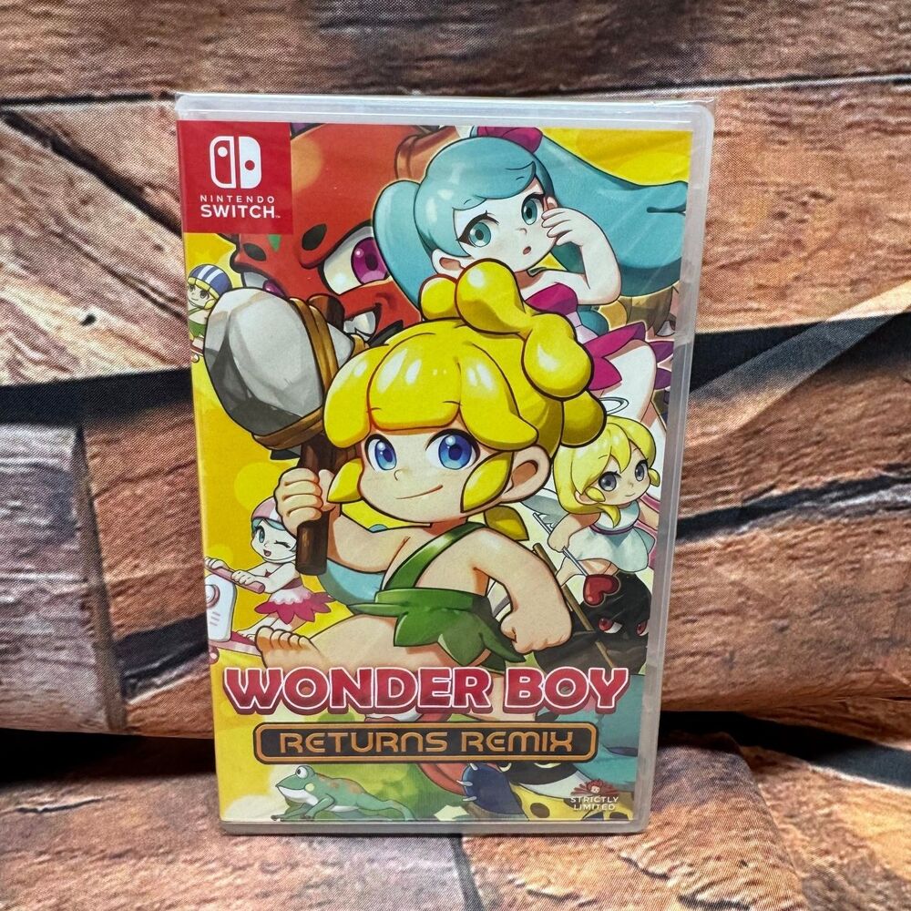 Wonder Boy Returns Remix Nintendo Switch Strictly Limited Games Sealed Brand New